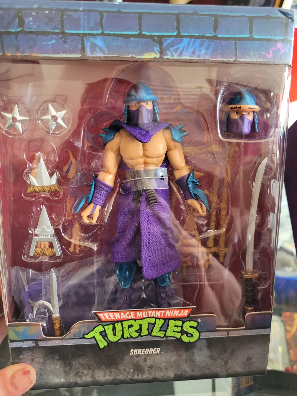 Teenage Mutant Ninja Turtles Shredder Action Figure - Purple